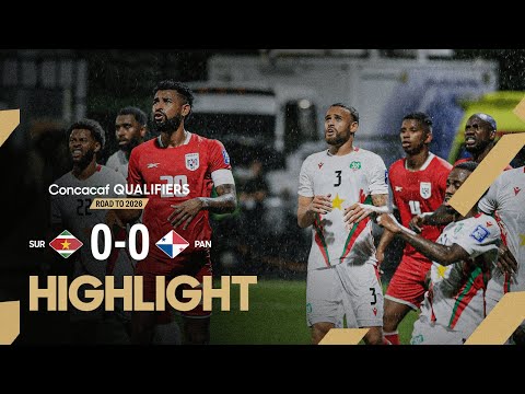 Suriname vs Panama | Concacaf Qualifiers 2026 Worl...