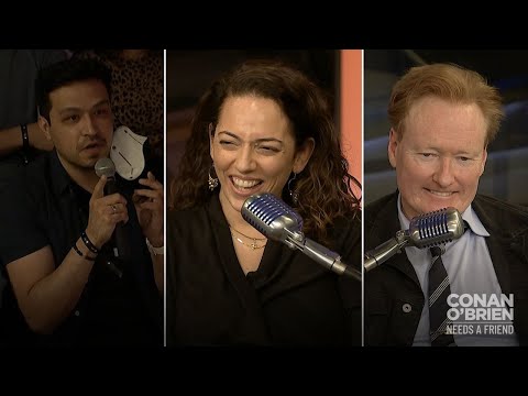 Sona Uses Conan's Podcast To Plug "The World's Worst Assistant" | Conan O’Brien Needs a Friend