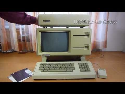 Apple Lisa 1 demo - Lisa Office System 1.0 - extremly rare machine - first GUI