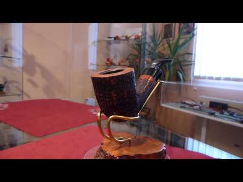 Briar pipe Paronelli 9mm half bent chubby sandblast -  Numero oggetto eBay: 400720067829