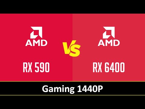 AMD Radeon RX 590 vs AMD Radeon RX 6400 - Gaming 1440P (Ryzen 9 5950X)