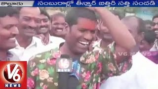 Bithiri Sathi at Bonalu Festival Celebrations in Patancheru | Hyderabad | V6 News