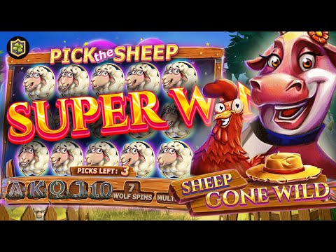Sheep Gone Wild 🤑 EPIC Big WIN NEW Online Slot! 🤑 Red Tiger Gaming (Casino Supplier) All Features
