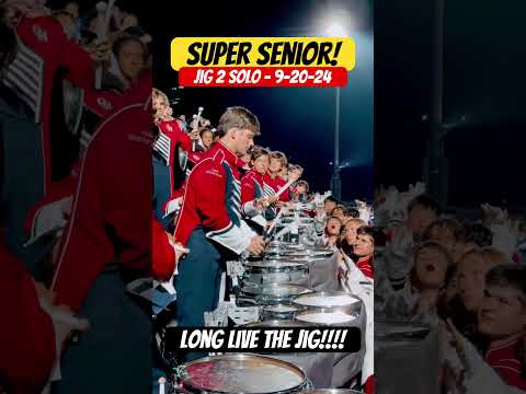 5-STAR Senior - Jig 2 SOLO!  #jig2 #drums #shorts #homecoming
