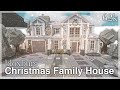 Bloxburg - Christmas Family House Speedbuild (exterior)