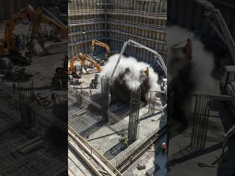 Site engulfed in dust after total collapse! 🌫️🔥