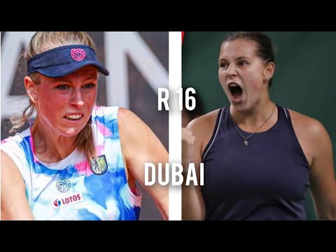 Magdalena Frech ( Poland ) VS Anastasia Kulikova ( Finland ) | W100 Dubai Open 2022 | Round of 16