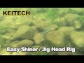 Keitech Easy Shiner 4,5 Gummifische 4,5 - 11,3cm - 7,3g - Green Pumpkin Fire - 6Stück