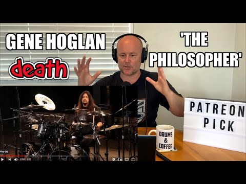 Drum Teacher Reacts: GENE HOGLAN | Death Track Playthrough 'The Philosopher' | (2020 Reaction)
