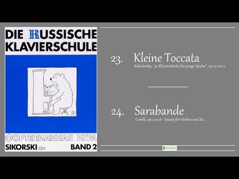 DIE RUSSISCHE KLAVIERSCHULE (Band 2) - Nr. 23-24