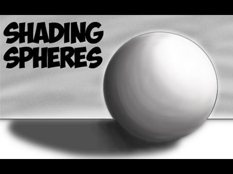 How to Draw and Shade Spheres and Shaded 3D Balls...