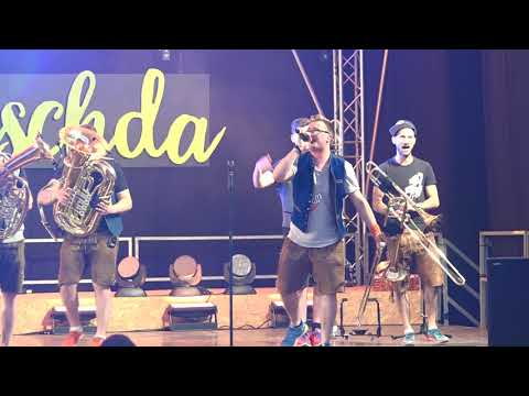 #KMF2019.Ho Kreismusikfest Eröffnung mit der Brasserie "Spitze Band" Live im Festzelt C0046