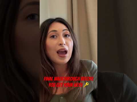 Final steps in escrow to get your home keys 🔑