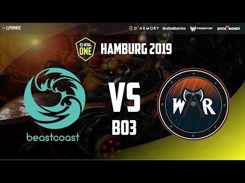 Wind and Rain vs Beastcoast Game 2 (Bo3) | ESL One Hamburg 2019 - Lower Bracket Round 1