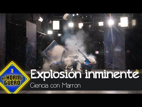 Marron crea una explosión inminente con un coche lleno de airbags - El Hormiguero