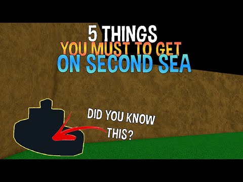 5 Things You MUST Get On SECOND SEA - Blox Fruits