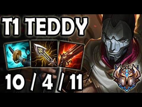 T1 Teddy JHIN vs CAITLYN [ ADC ] Ranked Challenger Korea ✔️ 10.16 ✔️