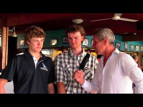 Matt Davis and Daniel Adams at the 45th NS14 National Championships