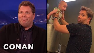Jay Larson On Being A New Dad | CONAN on TBS video