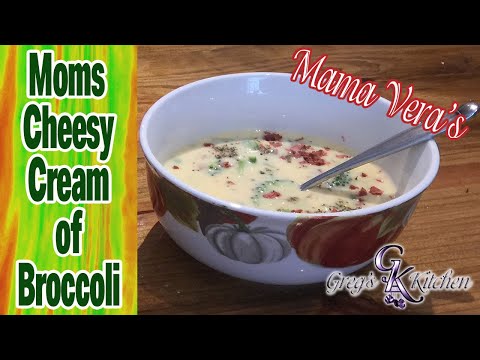 Moms Cheesy Cream Of Broccoli Soup
