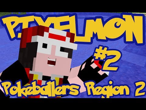 Minecraft Pixelmon: Pokeballers Server Region 2 - Episode 2 - SWIMMING FOR CHINCHOU