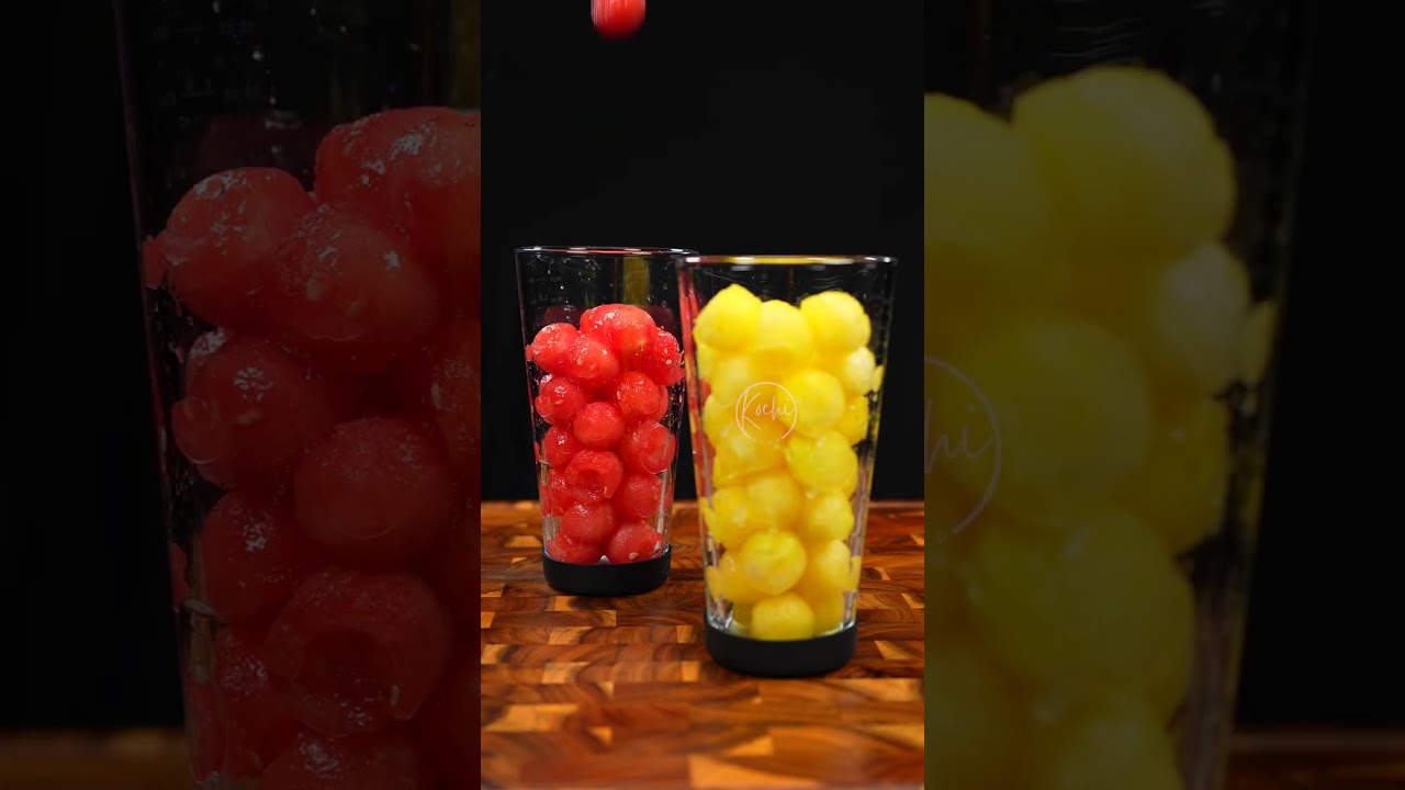 𝐘𝐞𝐥𝐥𝐨𝐰 𝐯𝐬 𝐑𝐞𝐝 𝐖𝐚𝐭𝐞𝐫𝐦𝐞𝐥𝐨𝐧 | 𝐑𝐞𝐟𝐫𝐞𝐬𝐡𝐢𝐧𝐠 𝐒𝐩𝐫𝐢𝐧𝐠 𝐃𝐫𝐢𝐧𝐤 #shorts