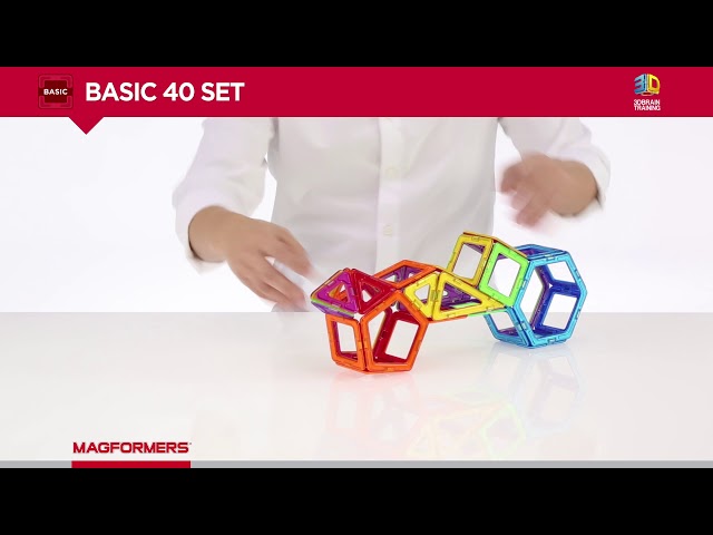 Magformers Set Base 40 pz Box un bel regalo per bambini
