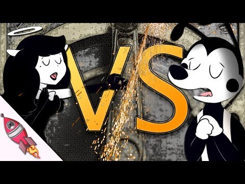 Bendy and the Ink Machine Chapter 3 Song | Alice Angel vs Boris Rap Battle | #RockitGaming