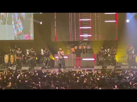 PRESTATION DE MANDA CHANTE ADIDAS ARENA AVEC WERRASON