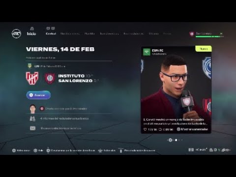 Carrera DT CAP-10 San Lorenzo De Almagro vs Instituto de Córdoba FIFA 26