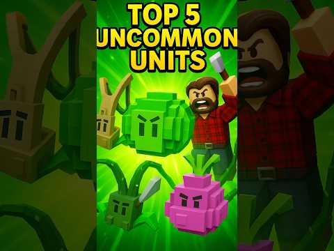 ♛ Garden Tower Defense ♛ Top 5 Uncommon Units ♛ Roblox ♛