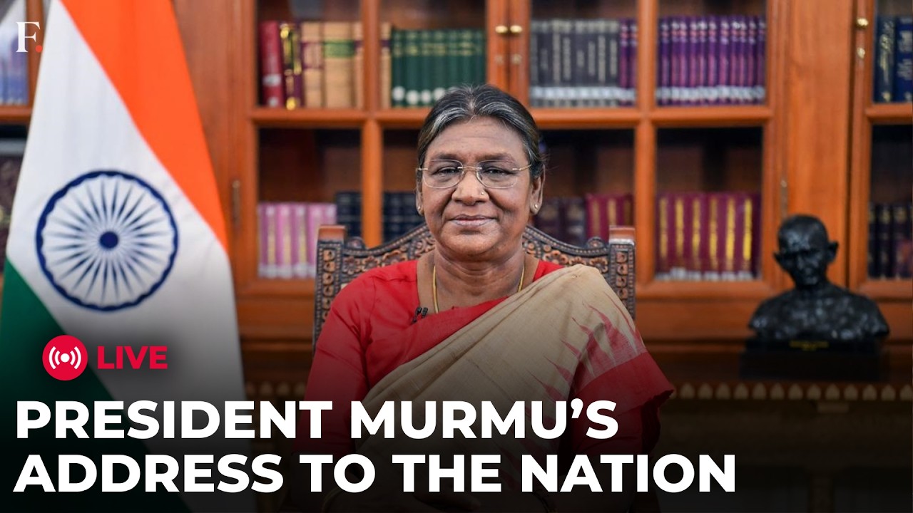 LIVE: President Droupadi Murmu Addresses the Nation on the Eve of 80th Independence Day