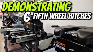 Demonstrating how various Fifth Wheel Hitches work!