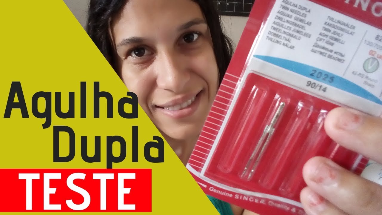Agulha dupla na Elgin Genius | Costura para iniciantes