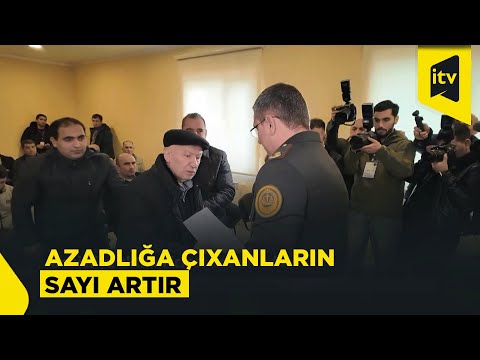 Amnistiya aktının icrası davam edir