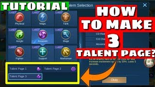 HOW TO MAKE 3 TALENT PAGE IN EMBLEM? TUTORIAL