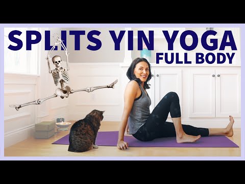 Full Body Yin Yoga Myofascial Stretch for Splits - Inner Groin & Hamstrings ➤ Meridian yoga