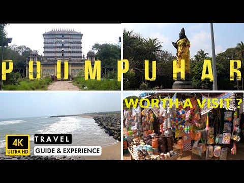 Poompuhar Long Drive Worthy? | Pride of Tamil | Tourist Places in Poompuhar | Kaveri Beach|4K