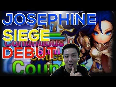 [ENG SUB] Josephine Debut Top 30 Siege Battle - Summoners War Indonesia
