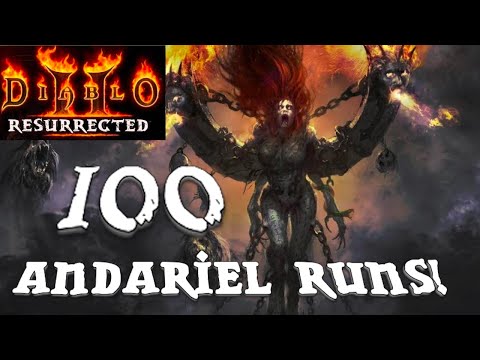GEARING UP! 100 Hell Andariel Runs - Diablo 2 Resurrected