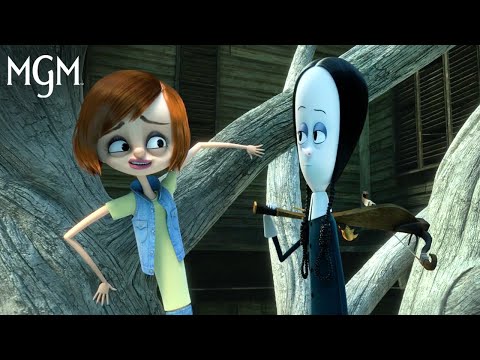 Thumbnail of the video: Wednesday Addams Makes A Friend