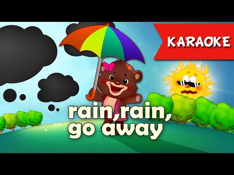 Rain rain go away [Karaoke] | Kids Songs | Nursery Rhyme With Lyrics Instrumental version