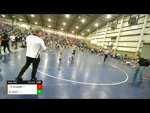 59 Lbs Cons. Round 2 - Cooper Crockett, Sanderson Wrestling Academy Vs Noah Lopez, Montrose Elite