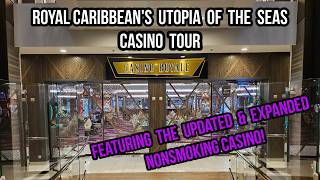 Utopia of the Seas | Virtual Tour of Casino Royale | Royal Caribbean's Biggest Casino at Sea