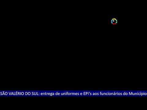 SÃO VALÉRIO DO SUL: entrega de uniformes e EPI's aos funcionários do Município