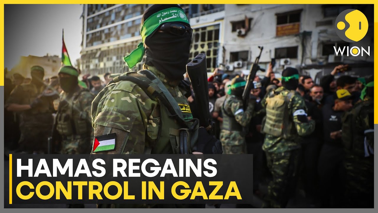 Report: Armed Hamas Officials Return to Streets | WION News