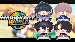 【MARIO KART WORLD】 COLLAB w/Seible, Shu and Melo! 【NIJISANJI EN | Ren Zotto】