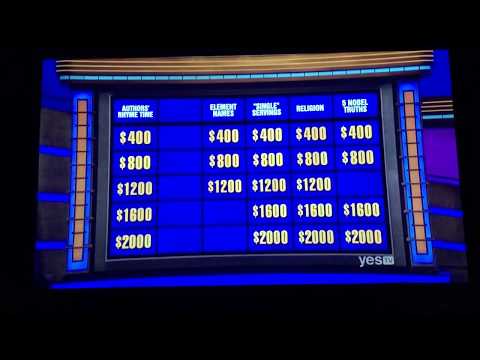 Double Jeopardy, E.J. Wolborsky Day 2 - 3rd Daily Double (6/13/19)