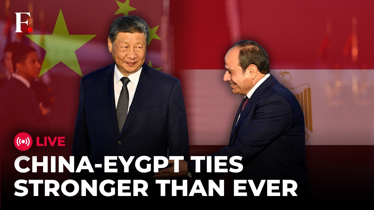 XI JINPING LIVE: Chinese President Xi Visits Egypt, Growing China-Egypt Ties Amid US-Iran War
