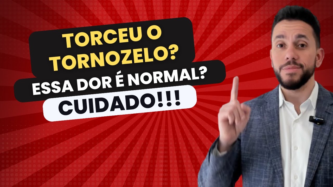 TORÇÃO DE TORNOZELO - TER DOR AO ANDAR É NORMAL? DEVO USAR GESSO?